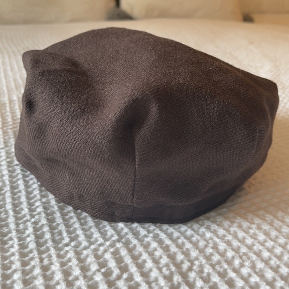 Burberry Newboy Hat brown with novacheck trim - Picture 6 of 9